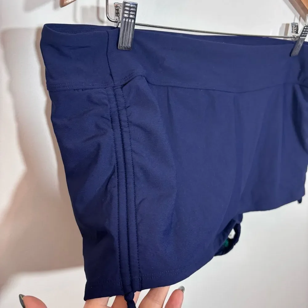 CALIA Women's Mid Rise Swim Short NEW with tags Size XXL Opulent Blue